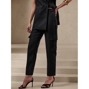 Elegant Black Women's Cargo Pants